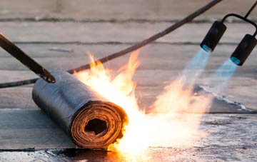 Common Side asphalt flat roofing repairs