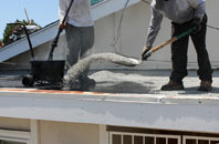 Common Side flat roofing repair